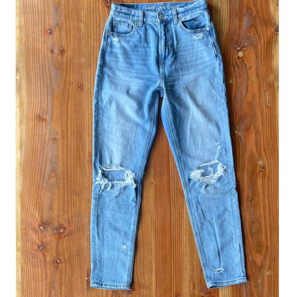 AE High Waisted Mom Jeans